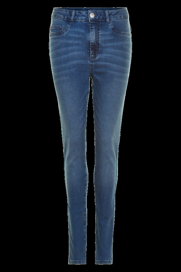 IN FRONT Lezbeth Denim Leggings, Farve: Denim Blue, Størrelse: 36, Dame - IN FRONT