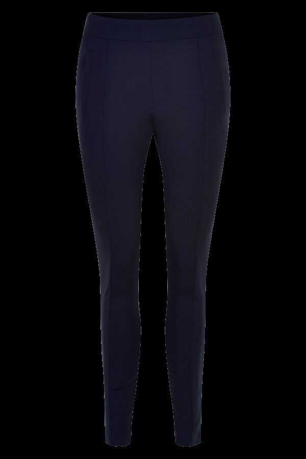 IN FRONT Sassaline Leggings, Farve: Navy, Størrelse: S, Dame - IN FRONT