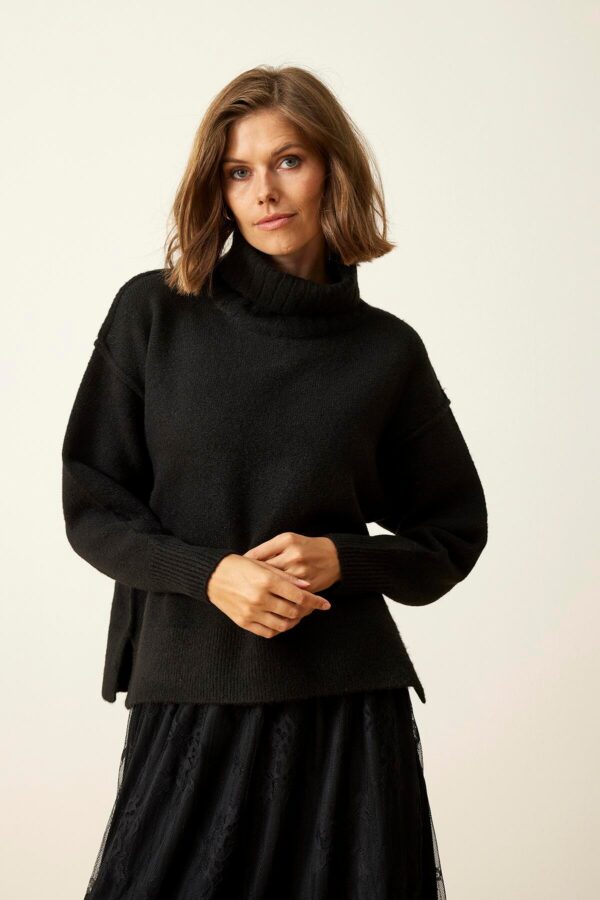 IN FRONT Loulou Sweater, Farve: Black, Størrelse: XL, Dame - IN FRONT