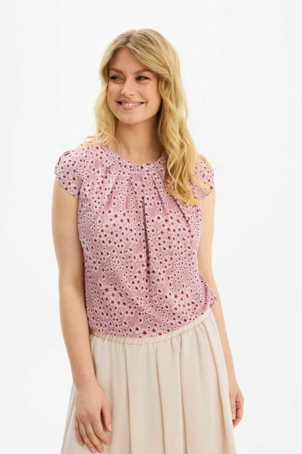 IN FRONT Grazia Bluse, Farve: Rose, Størrelse: L, Dame - IN FRONT